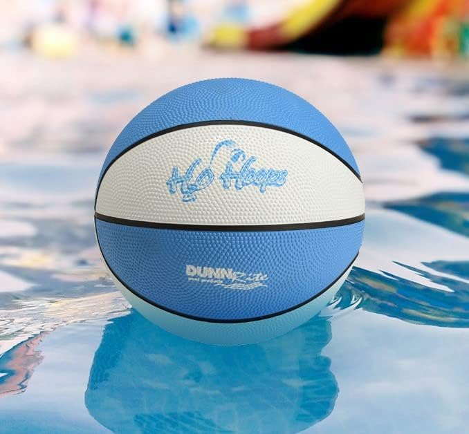 DUNNRite Products 7.75" Diameter H2O Hoops Midsize Blue B140 Pool and Lake Water Basketball, Waterproof - Image 2